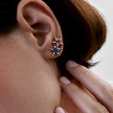 Istanbul Boucle d'Oreille - Spessartite - diamants