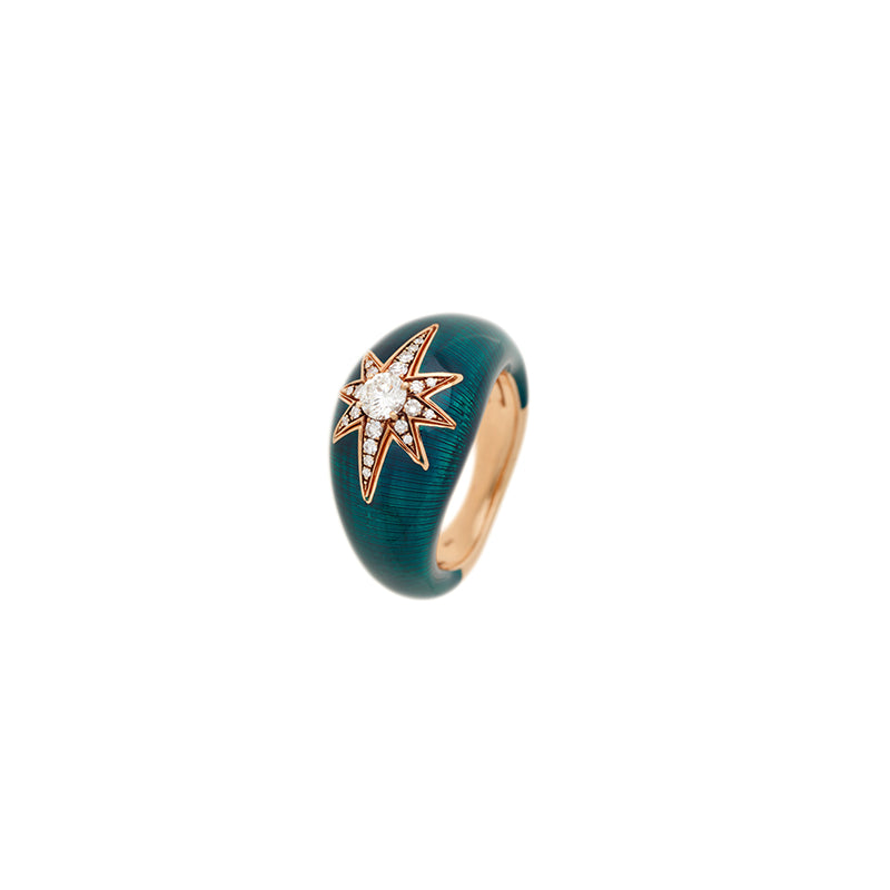 Aïda Bague Pétrole  - Diamants