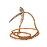 Unique Necklace - Diamonds - Yellow Diamonds - Emeralds