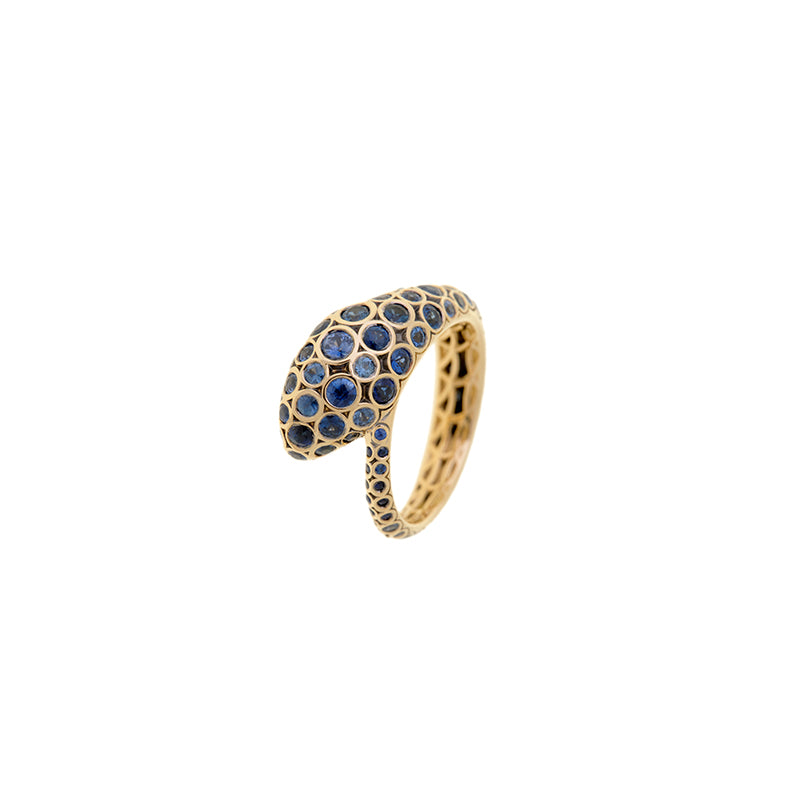 Basilik ring - Blue Sapphires