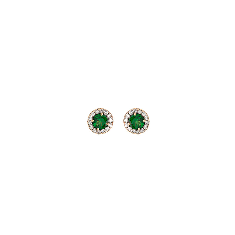 Beirut Boucles d'oreilles - Tsavorites - Diamants