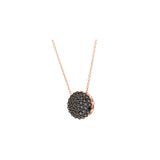 Beirut Pave Pendant - Black Diamonds