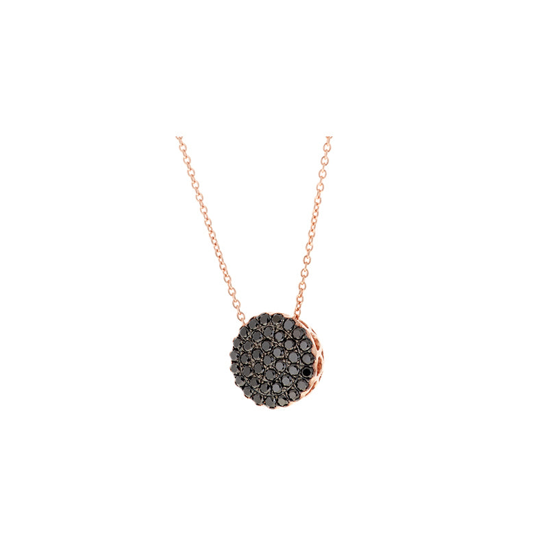 Beirut Pave Pendant - Black Diamonds