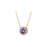 Beirut Rosace Pendant - Tanzanite - Diamonds