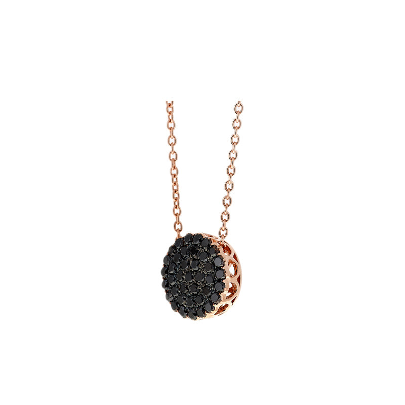 Beirut Pave Pendant - Black Diamonds