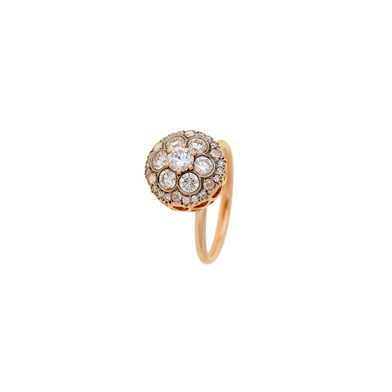 Beirut Rosace ring - Diamonds