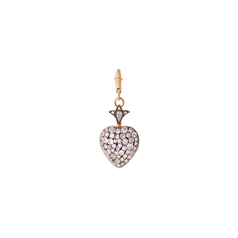 Corazon Charm - Diamonds