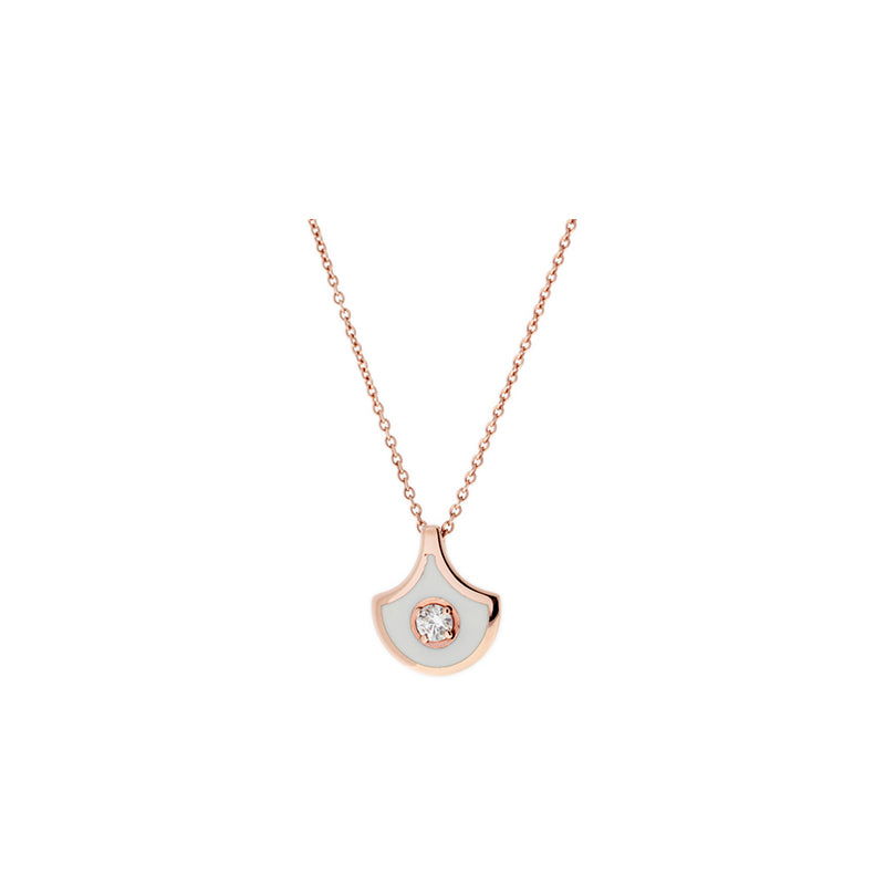 Fish For Love Scale Ivory Pendant - Diamond