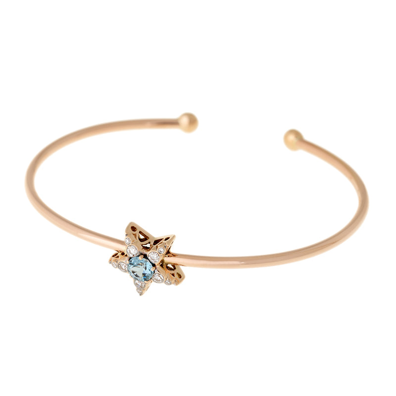Istanbul Bracelet - Aigue-Marine - Diamants