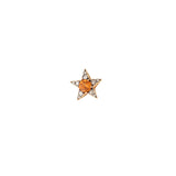 Istanbul Boucle d'Oreille - Spessartite - diamants