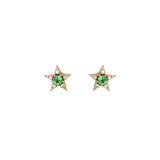 Istanbul Boucle d'oreille - Tsavorite - Diamants