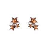 Istanbul Boucles d'oreilles - Spessartines - Saphirs - Diamants