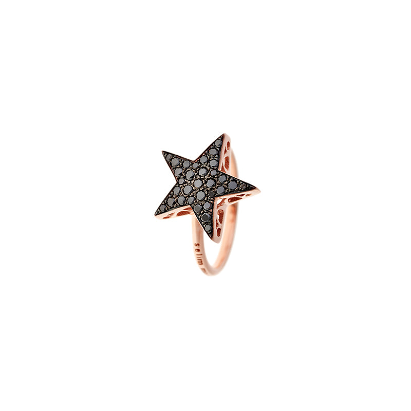 Istanbul Bague - diamants noirs