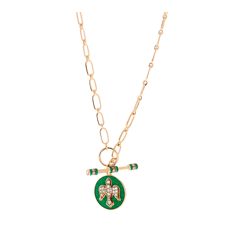 Kastak Necklace Green Dove - Diamonds