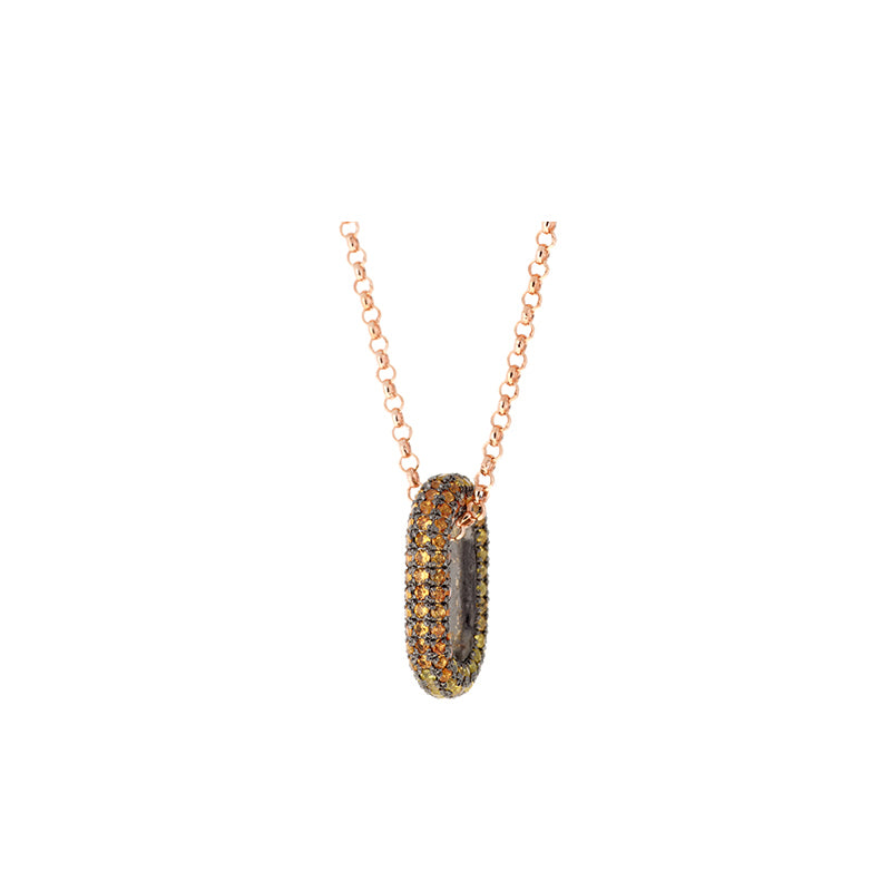 Link Pendentif - Saphirs Jaunes