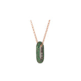 Link Pendant - Tsavorites