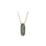 Link Pendant - Tsavorites