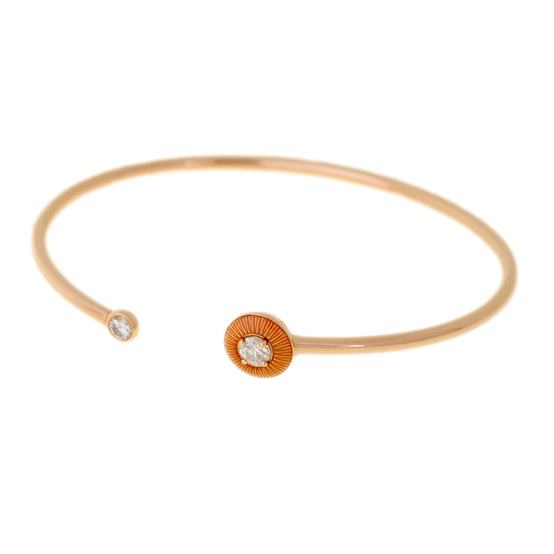 Mina Orange Bracelet - Diamonds