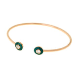 Mina Bracelet vert - Diamants