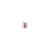 Mina Light Blue Earring - Pink Sapphire