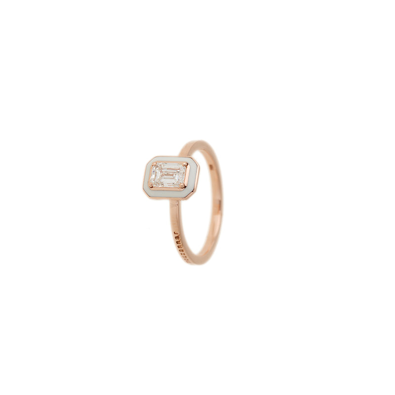 Mina Bague Ivoire - Diamant