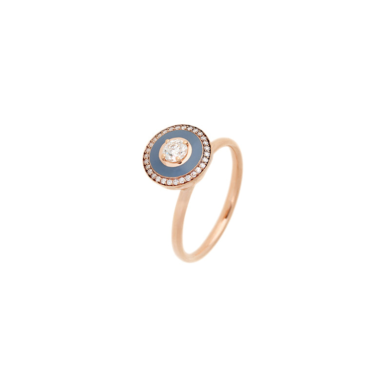Mina Grey Ring - Diamonds