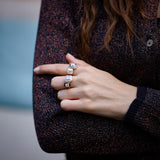 Mina Bague Noire - Diamant
