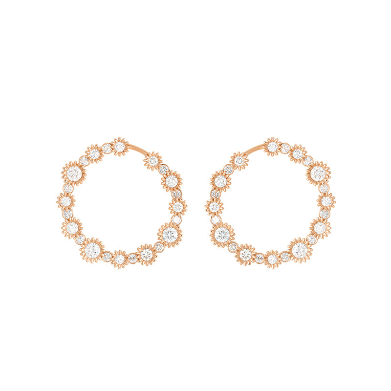 Poppy Earrings - Diamonds
