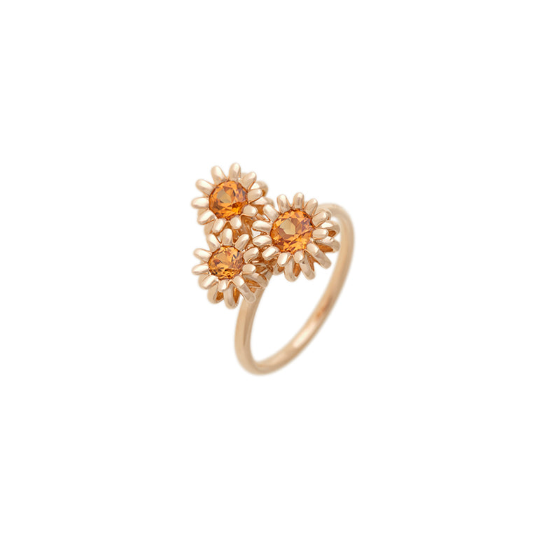 Poppy Ring - Spessartines