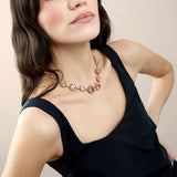 Poppy Necklace - Tourmalines - Aquamarines - Morganites - Diamonds