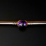 Brooch - Amethyst - Diamonds