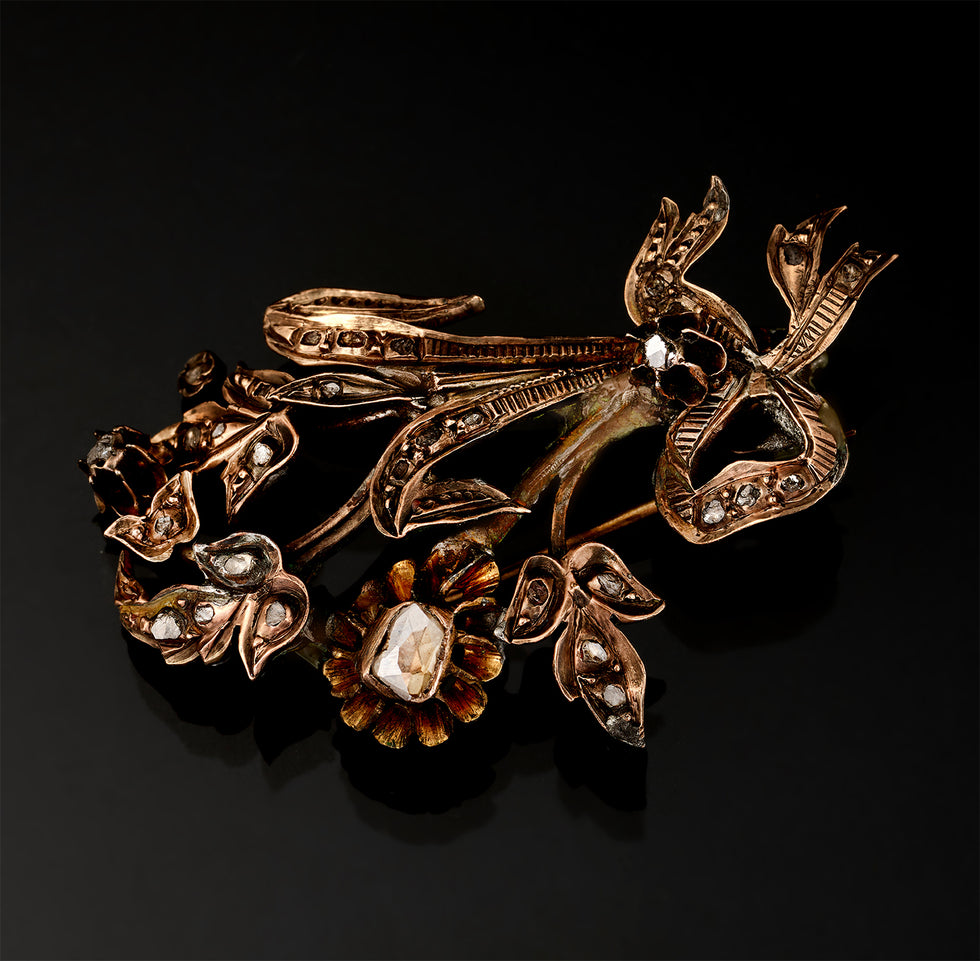 Broche - Diamants