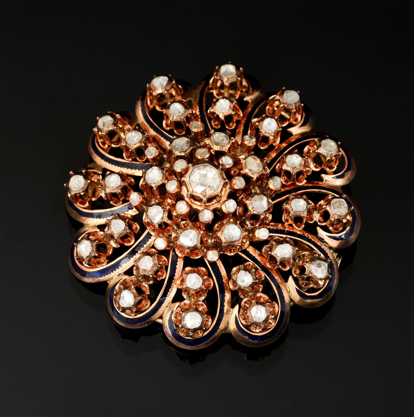 Broche - Diamants