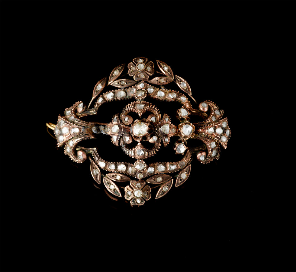 Broche - Diamants