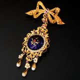 Brooch - Rubies