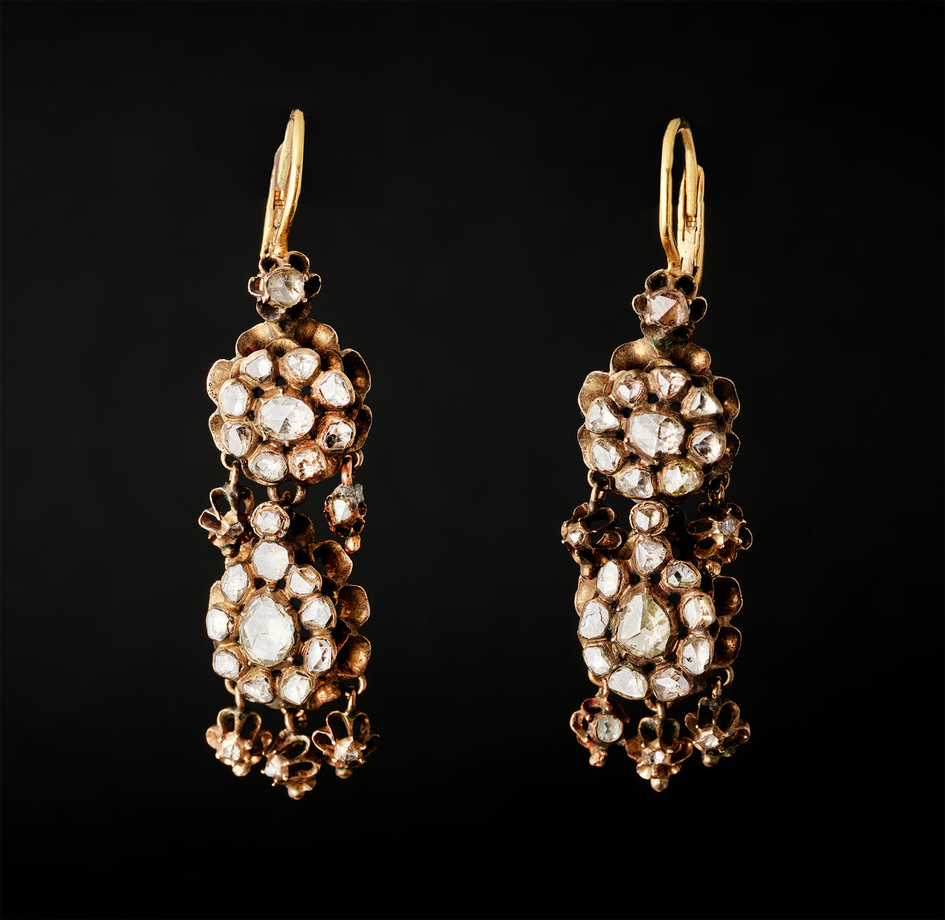 Boucles d'oreilles - Diamants