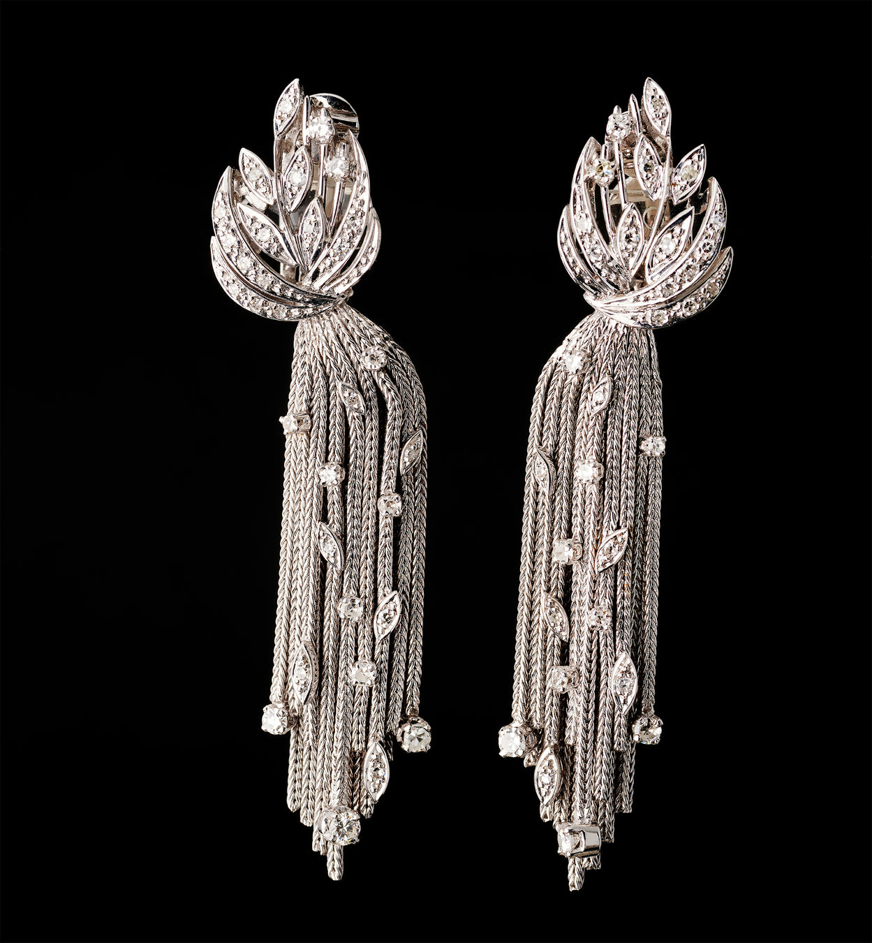 Boucles d'oreilles - Diamants