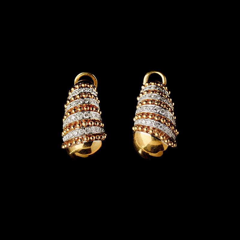 Boucles d'oreilles - Diamants