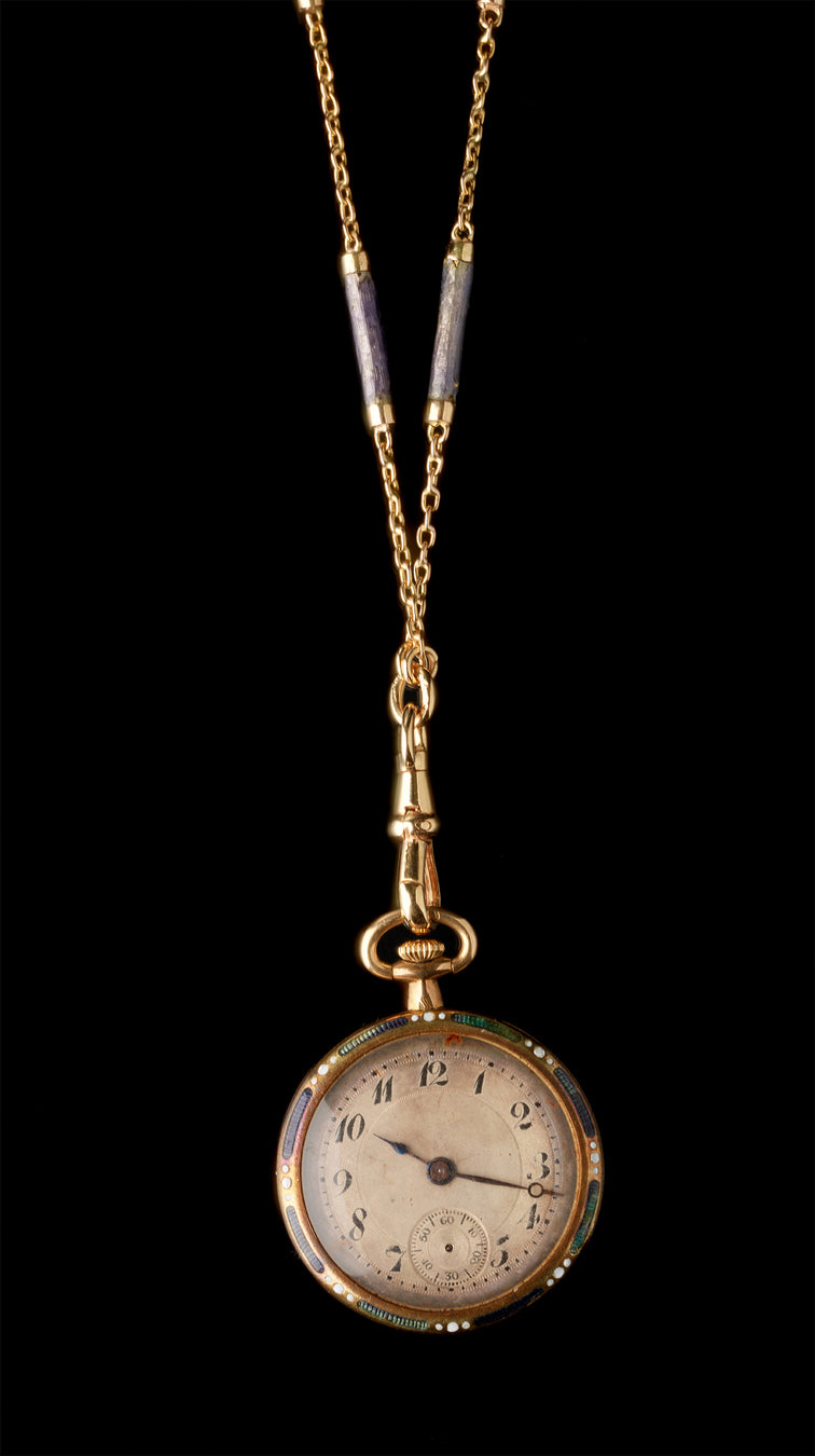 Pendentif Montre - Diamants