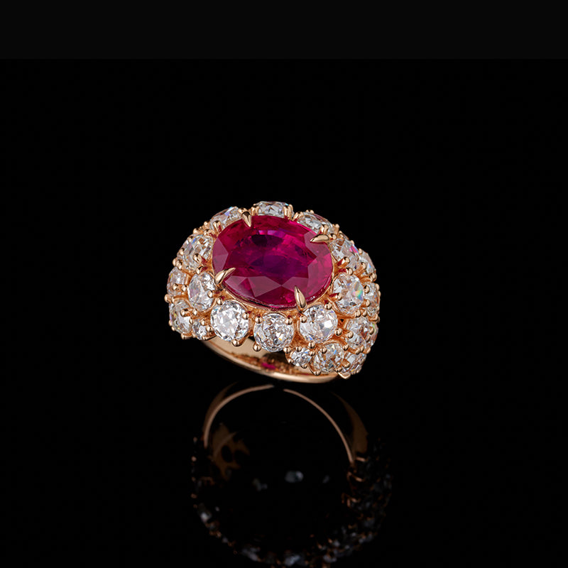 Ring - Ruby - Diamonds