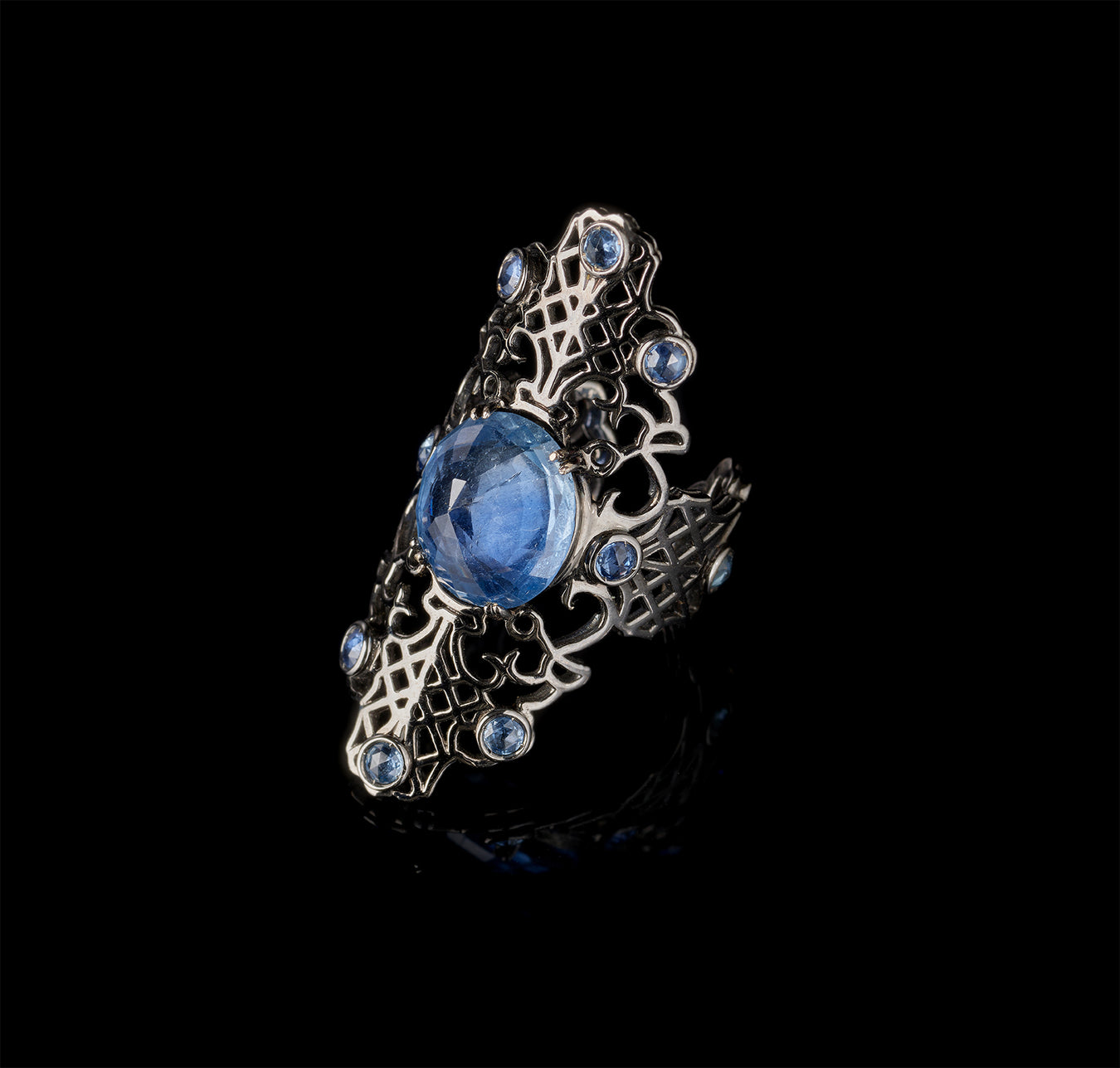 Bague - Saphirs Bleus