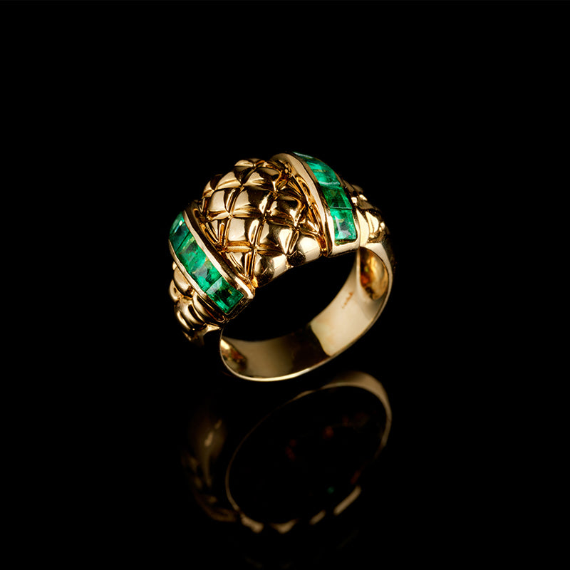Bague - Émeraudes