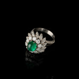 Ring - Emerald - Diamonds