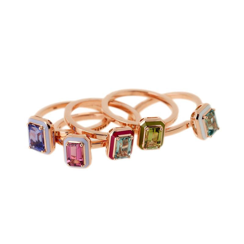 Mina Bague Olive - Tourmaline Verte