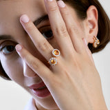 Beirut Ring - Spessartine - Diamonds