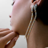 Basilik Earring - Diamonds - Spinels