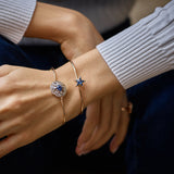 Beirut Rosace Bracelet - Blue Sapphire - Diamonds