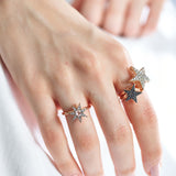 Istanbul Bague - diamants noirs