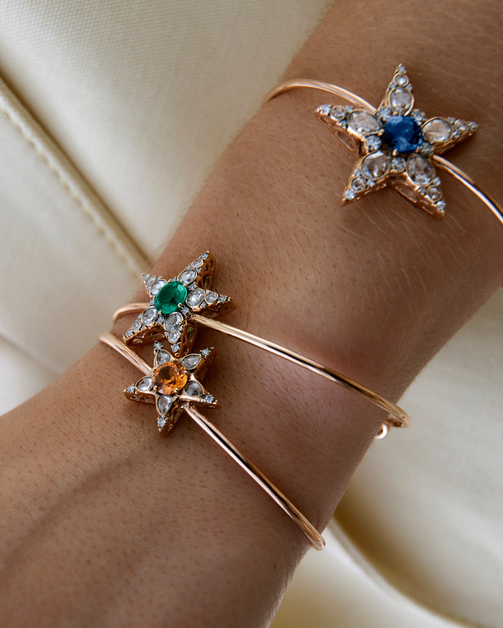 Istanbul Bracelet - Spessartine - Diamants