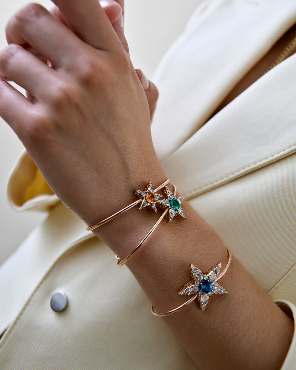 Istanbul Bracelet - Spessartine - Diamants